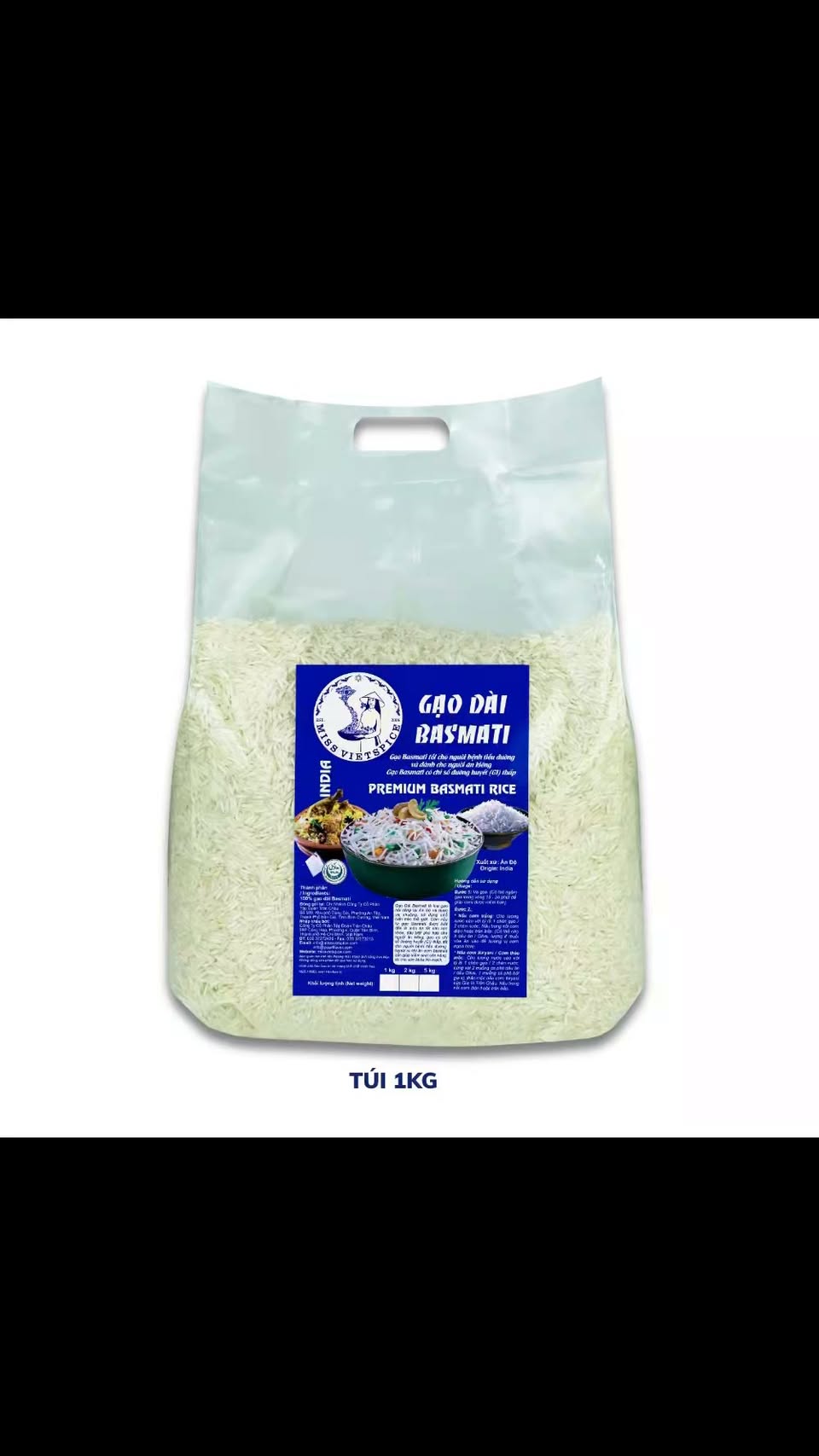 Gạo hạt dài Ấn Độ Basmati