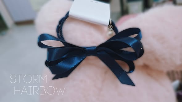Nơ xanh navy