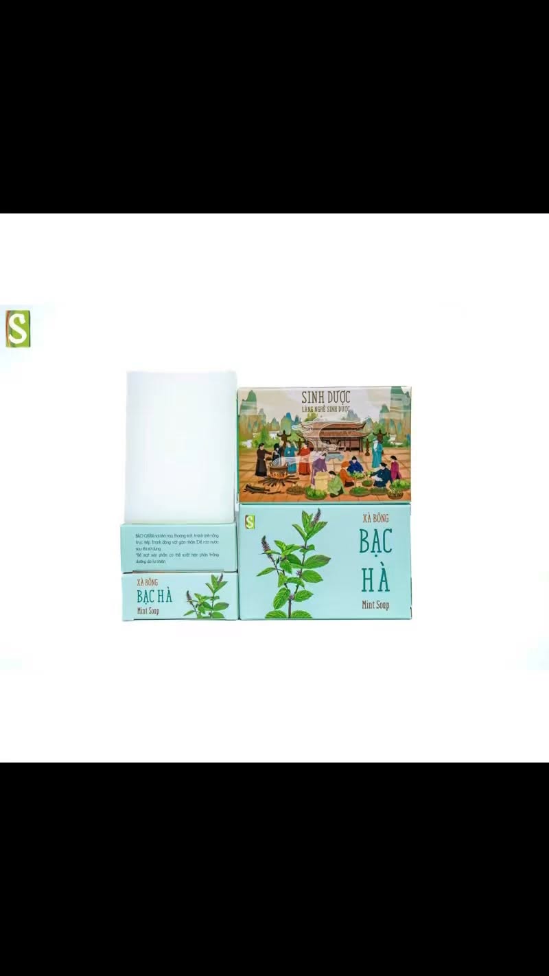 Xà bông bạc hà - cao thảo dược - tía tô Sinh Dược